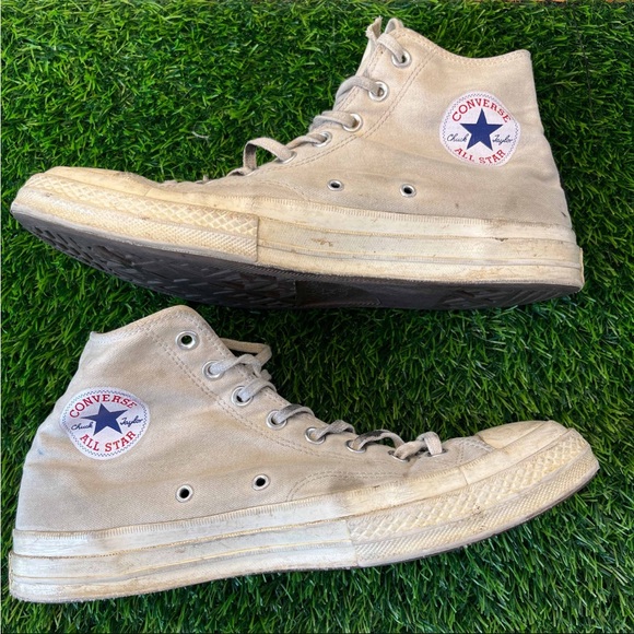 Converse Chuck 70 High Hi x Comme des Garcons CDG Play Milk - Picture 3 of 13